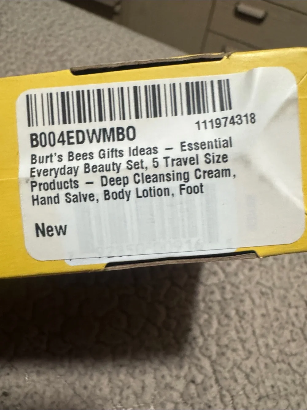 Burt's Bees Travel Set - NIB